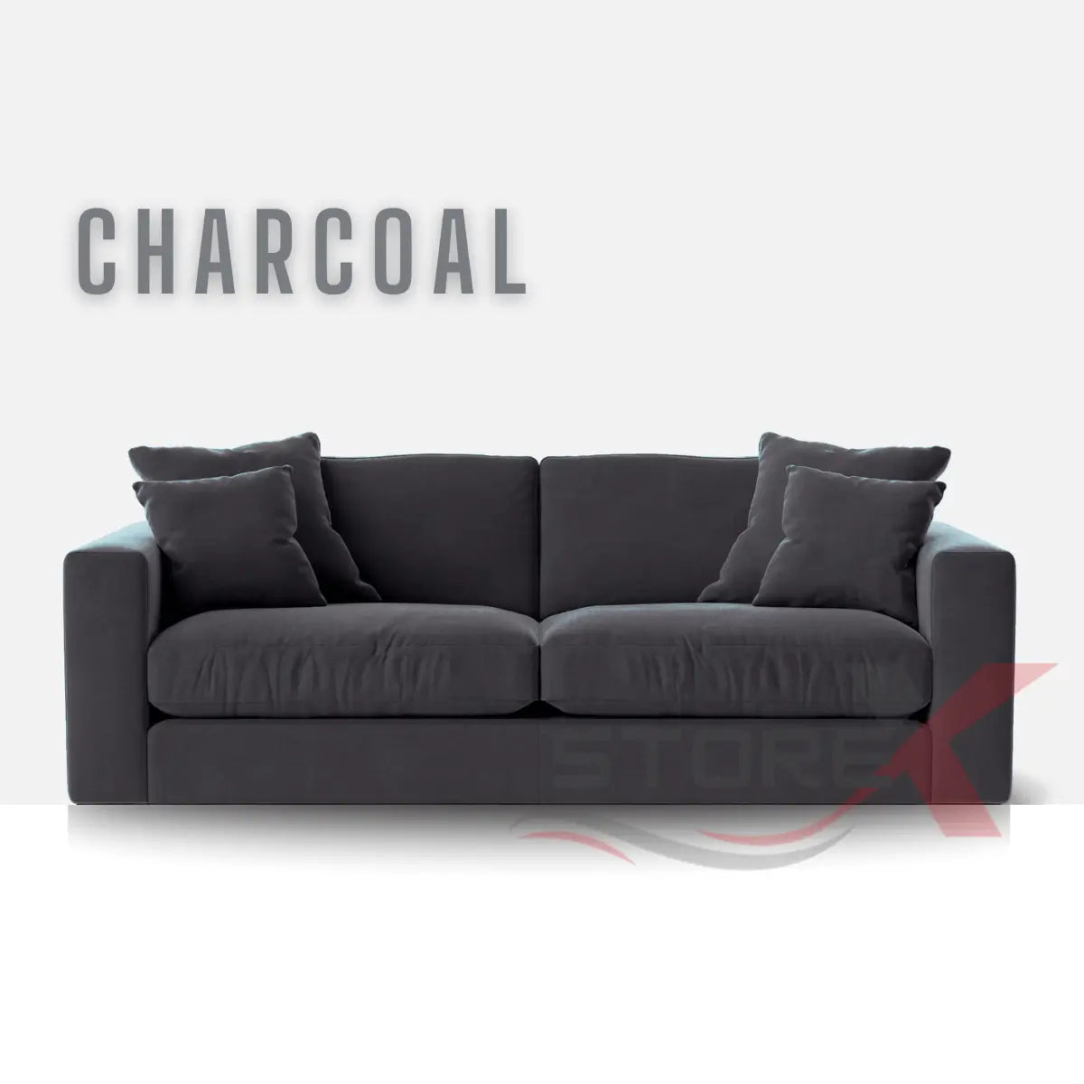 Plush Fabric Sleek and Stylish 2 Seater and 3 Seater Sofa
