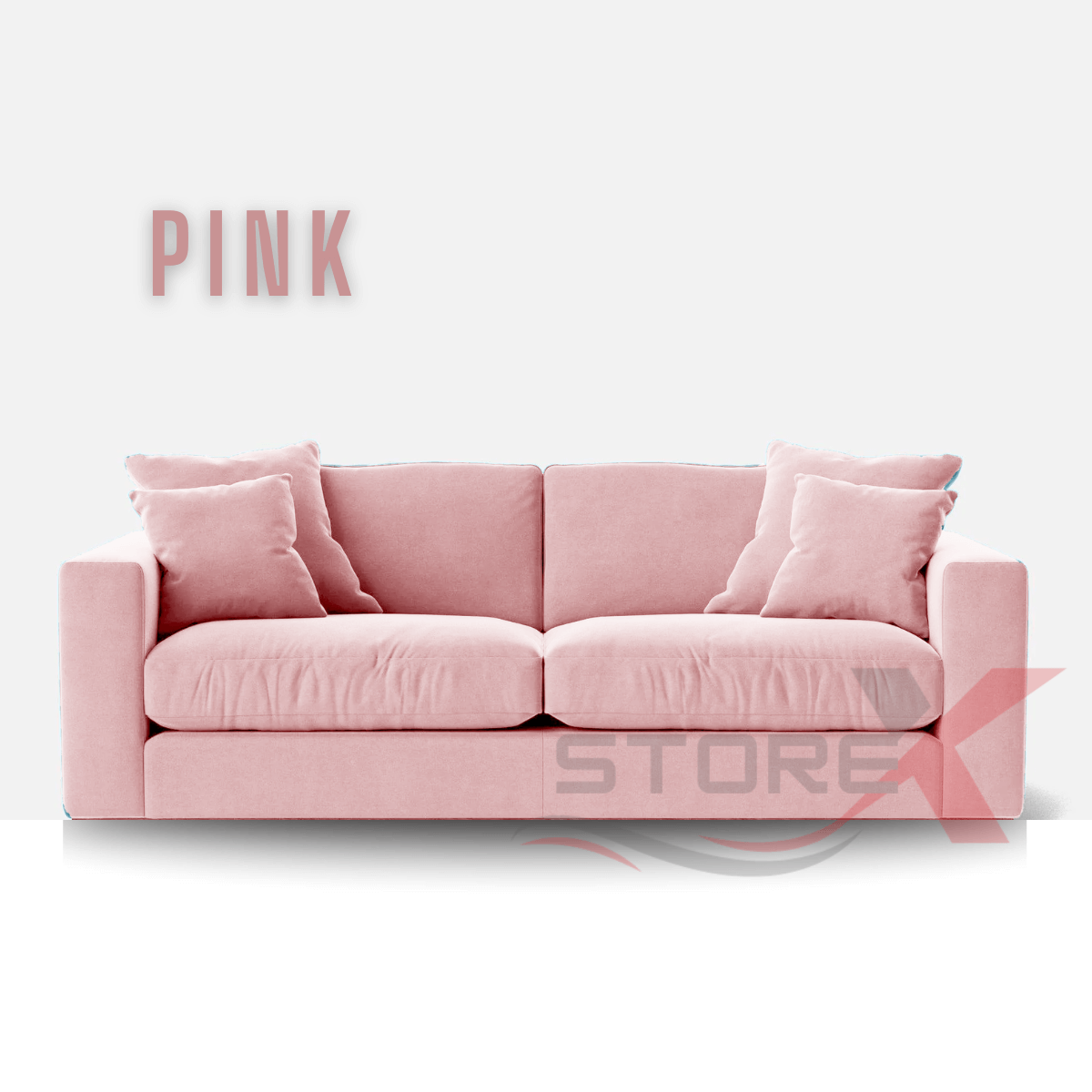 3 seater sofa Pink