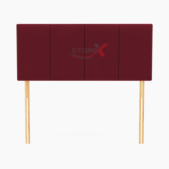 Headboard Plush velvet 4 Padded Vertical Headboard 20 inch Height, 30" 3ft 4ft 4ft6 5ft 6ft Single bed to Super king