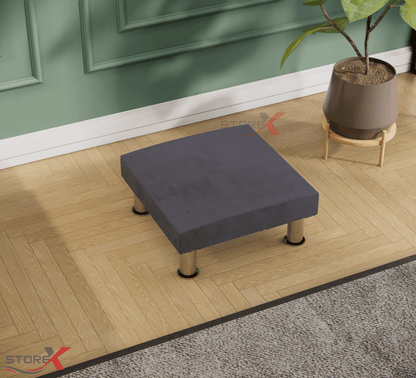 Charcoal footstool