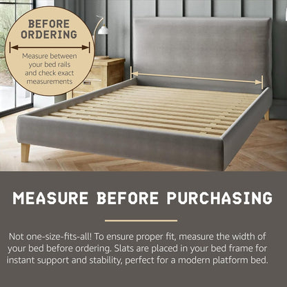 Storex Wooden Bed Slats Replacement