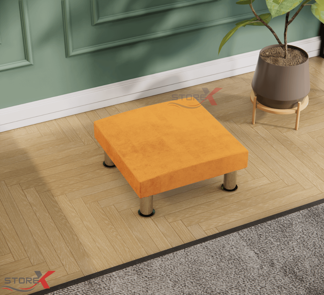 Mustard footstool