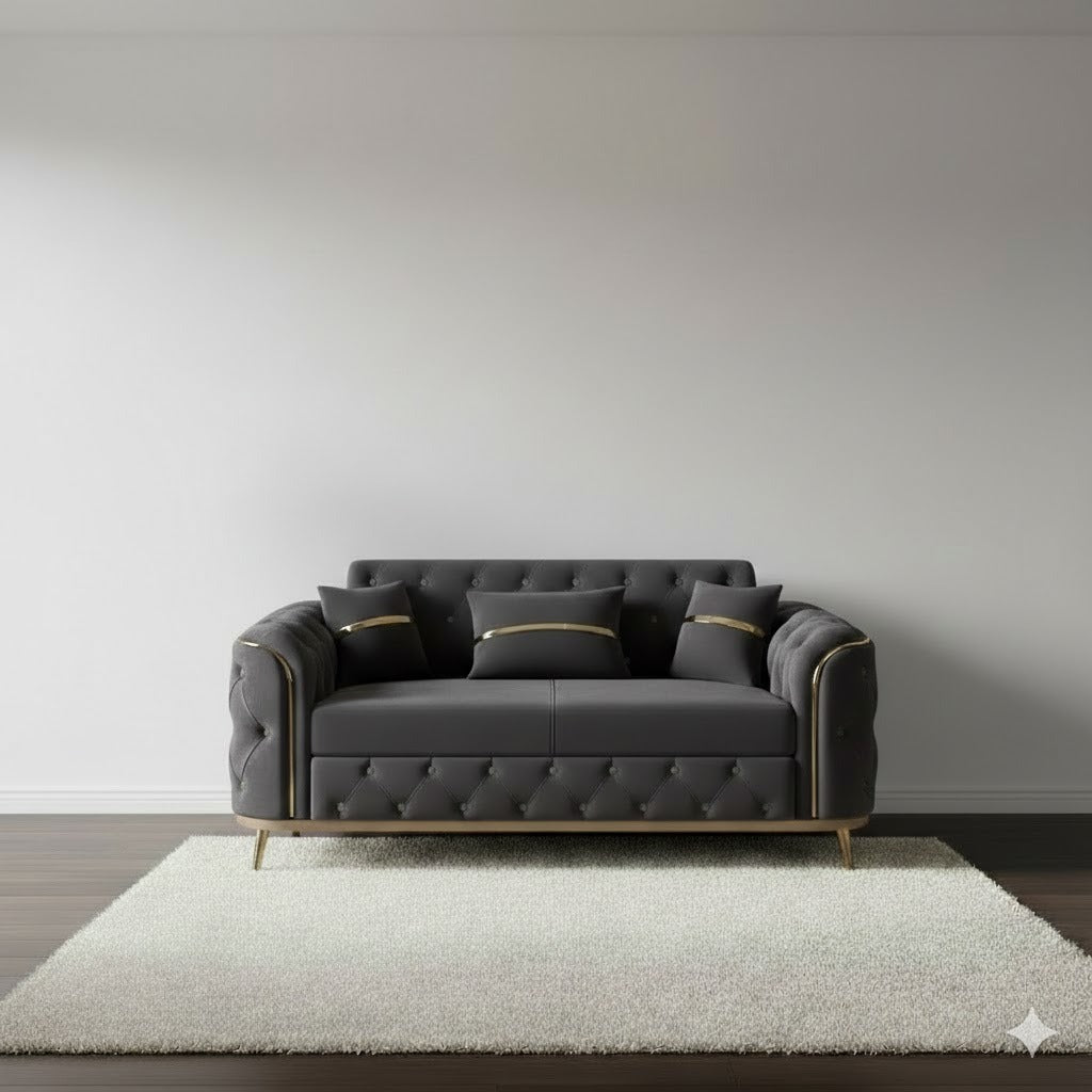 Storex Premium Luxury Sofa Set Velvet Armchair 2,3 Settee Lounge Couches 3+2 Set