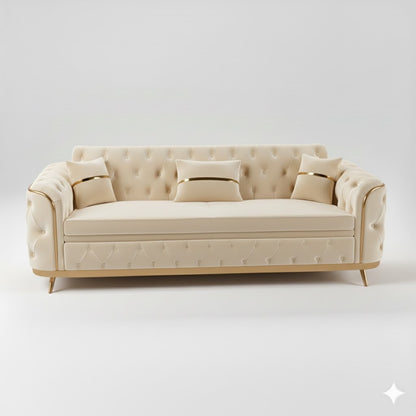 Storex Premium Luxury Sofa Set Velvet Armchair 2,3 Settee Lounge Couches 3+2 Set