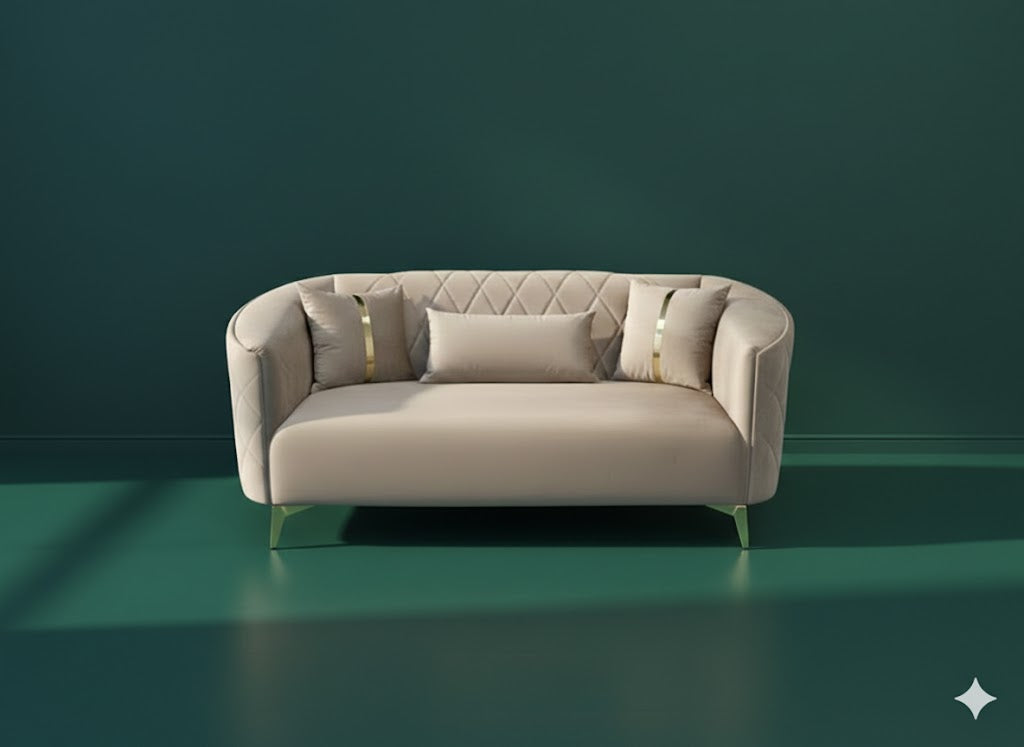 Luxury Chesterfield Sofa Set Velvet Armchair 2,3 Settee Lounger Couches 3+2 Set