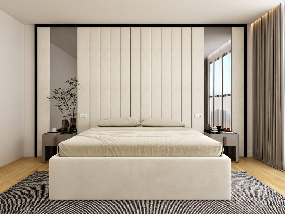 Verona Modern Panel Bed