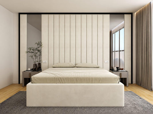 Verona Modern Panel Bed