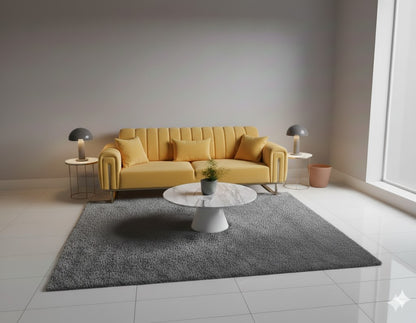 Luxury Chesterfield Sofa Set Velvet Armchair 2,3 Settee Lounger Couches 3+2 Set
