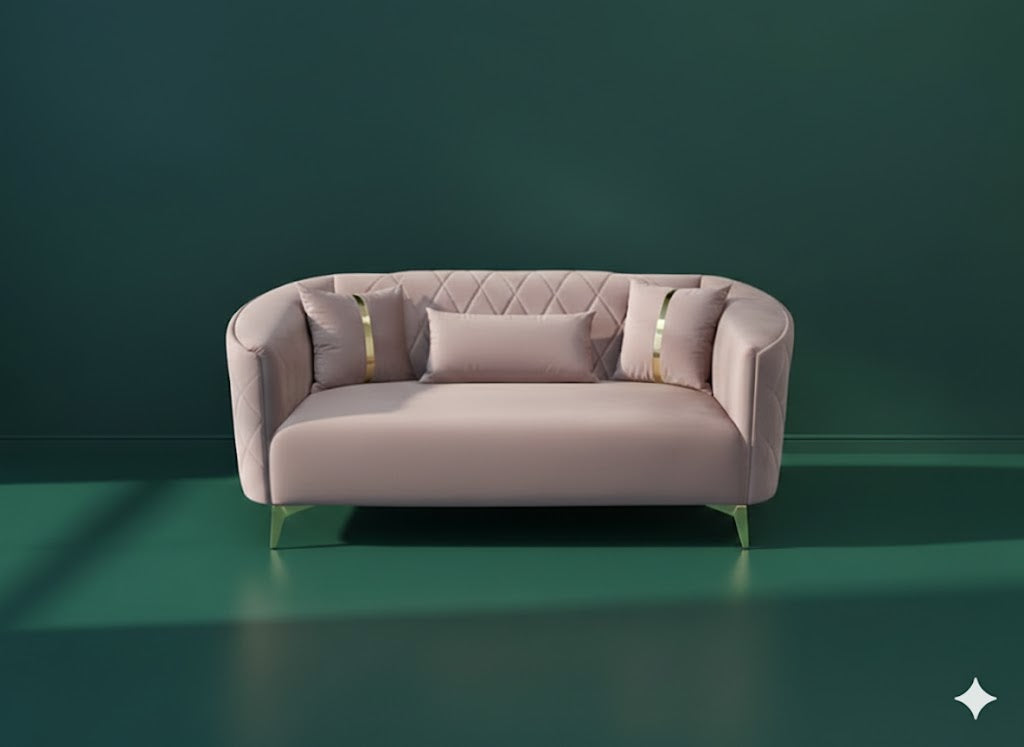 Luxury Chesterfield Sofa Set Velvet Armchair 2,3 Settee Lounger Couches 3+2 Set