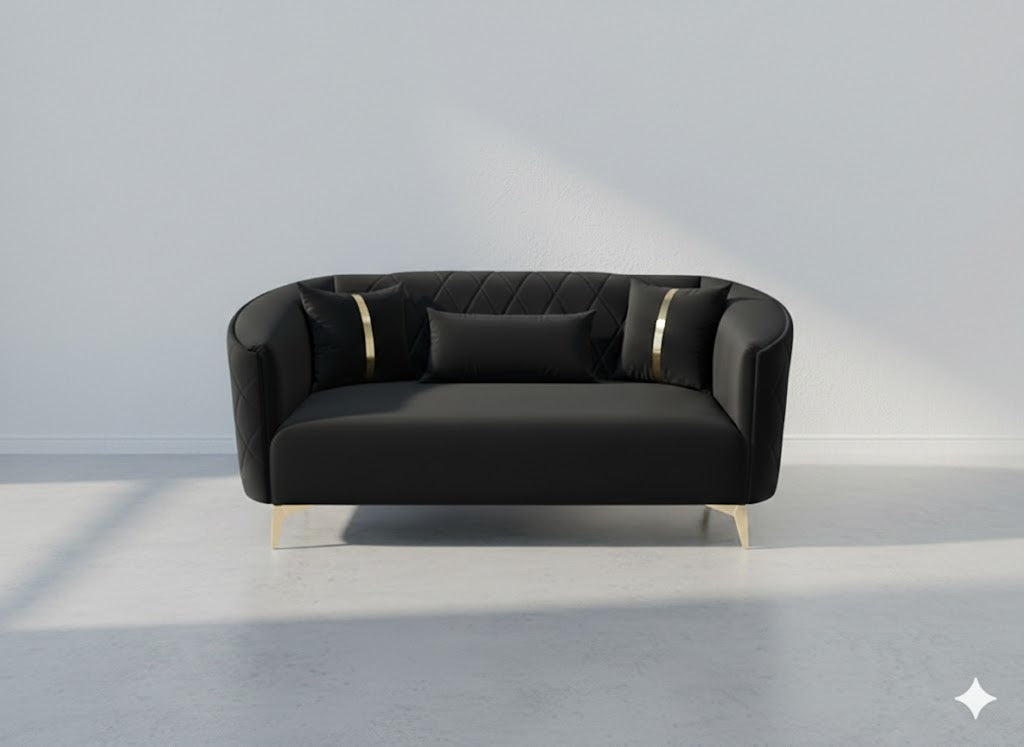 Luxury Chesterfield Sofa Set Velvet Armchair 2,3 Settee Lounger Couches 3+2 Set