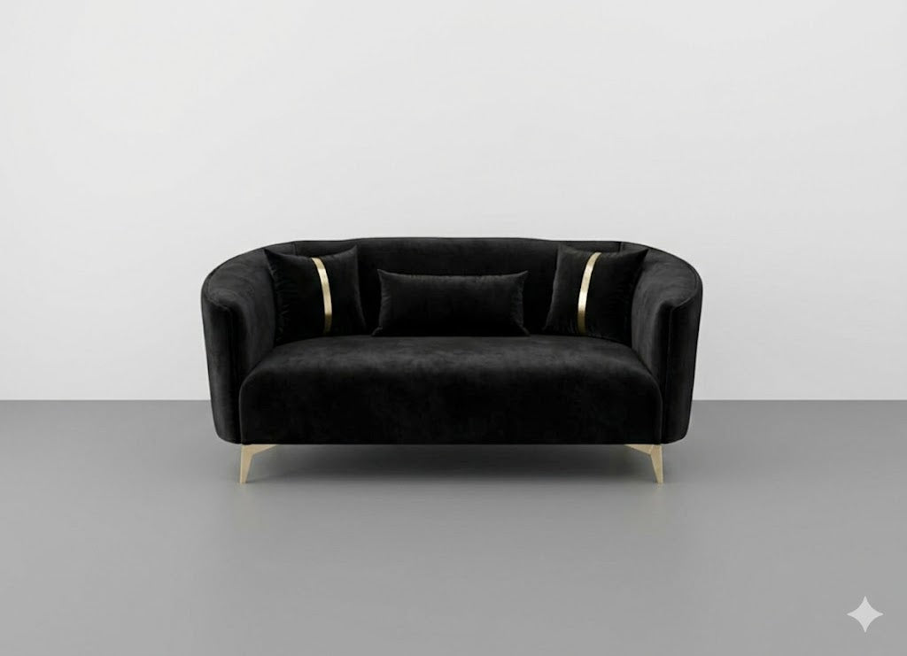 Luxury Chesterfield Sofa Set Velvet Armchair 2,3 Settee Lounger Couches 3+2 Set