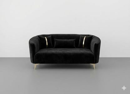 Luxury Chesterfield Sofa Set Velvet Armchair 2,3 Settee Lounger Couches 3+2 Set