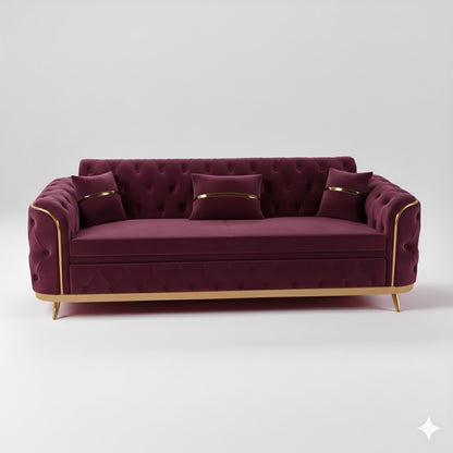 Storex Premium Luxury Sofa Set Velvet Armchair 2,3 Settee Lounge Couches 3+2 Set