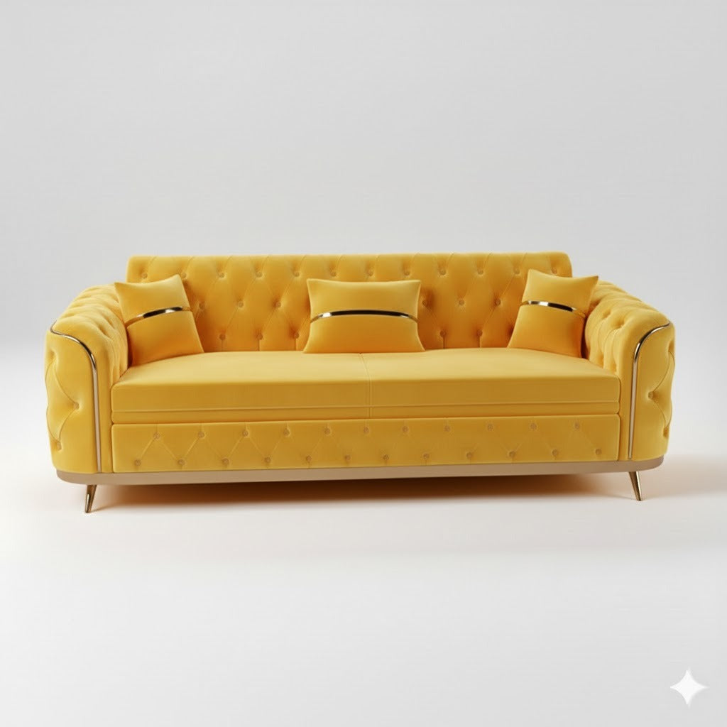 Storex Premium Luxury Sofa Set Velvet Armchair 2,3 Settee Lounge Couches 3+2 Set