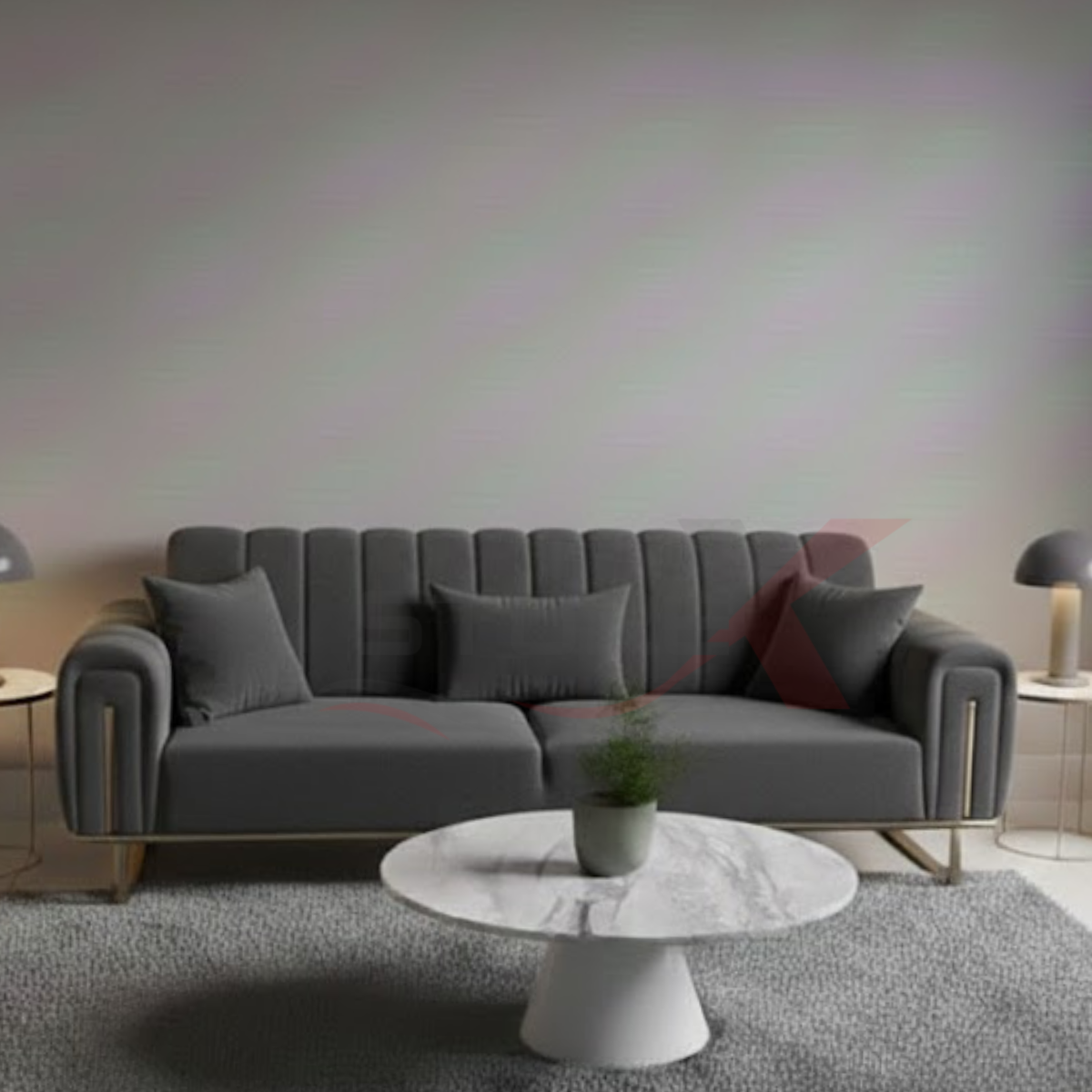 Luxury Chesterfield Sofa Set Velvet Armchair 2,3 Settee Lounger Couches 3+2 Set