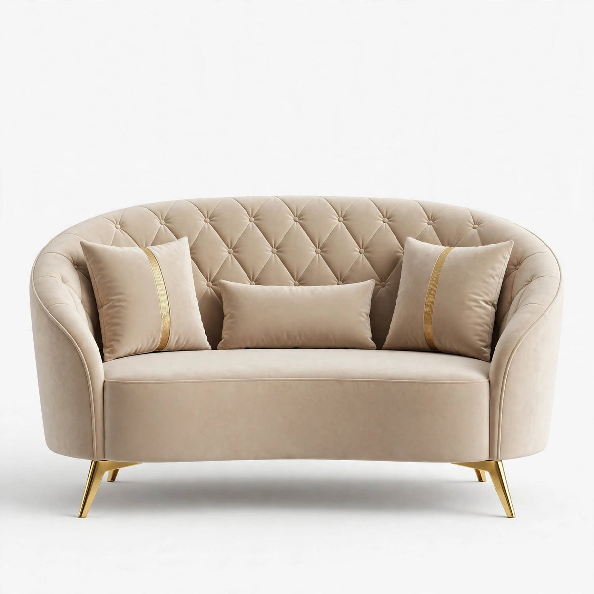 Luxury Chesterfield Sofa Set Velvet Armchair 2,3 Settee Lounger Couches 3+2 Set